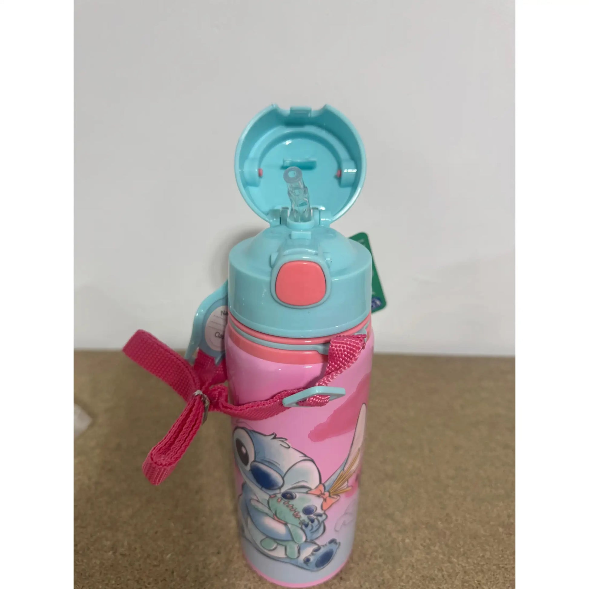 Botella Cantimplora con asa 600ml STITCH