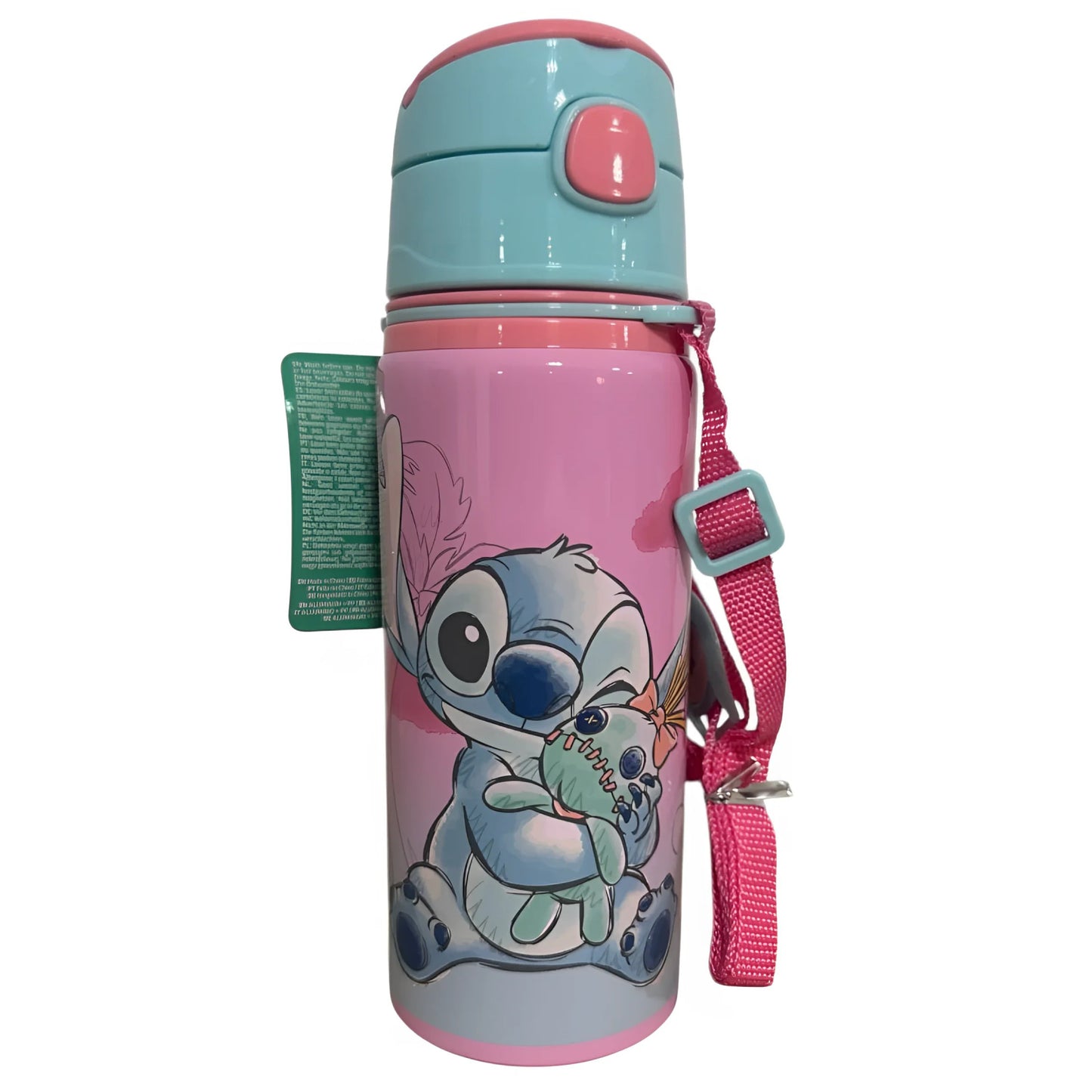 Botella Cantimplora con asa 600ml STITCH