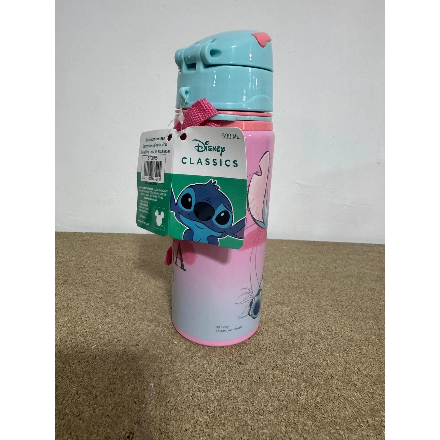 Botella Cantimplora con asa 600ml STITCH