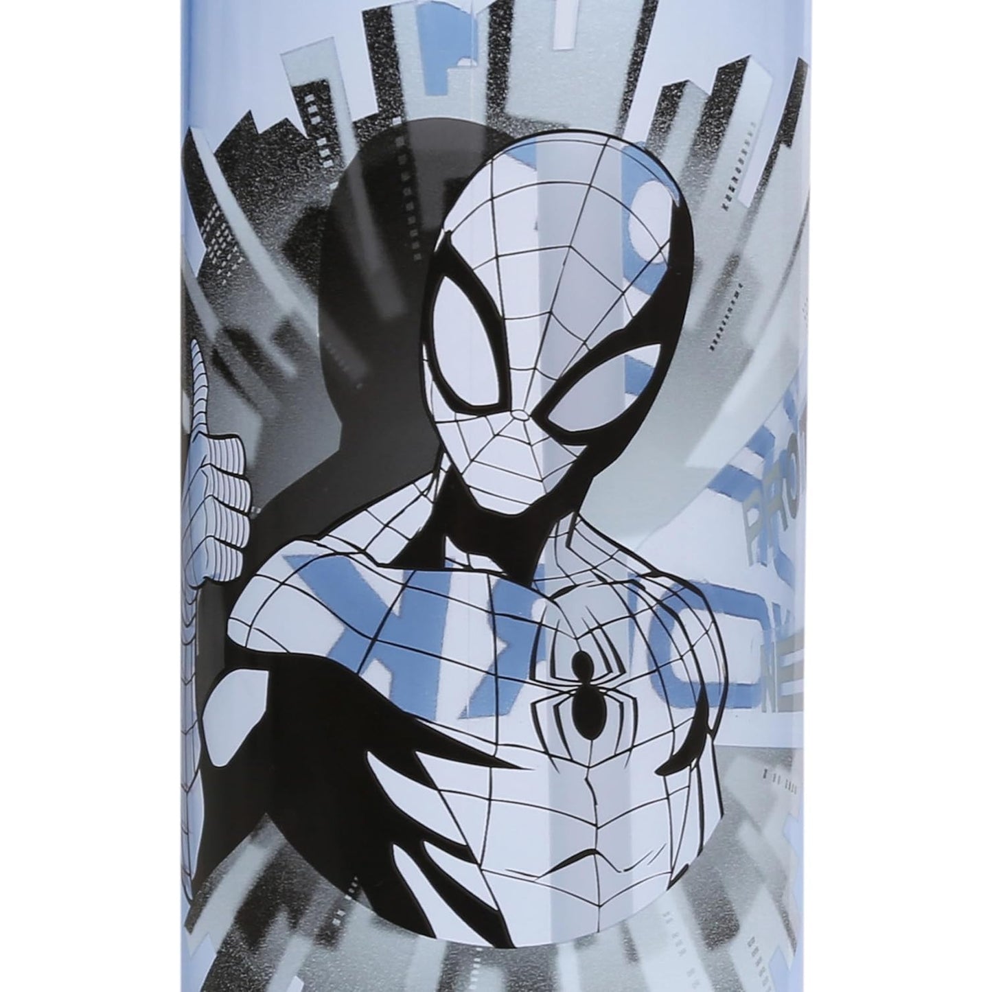 Botella cantimplora plástico Spiderman 600ml - Ideal Cole y Excursiones - agua