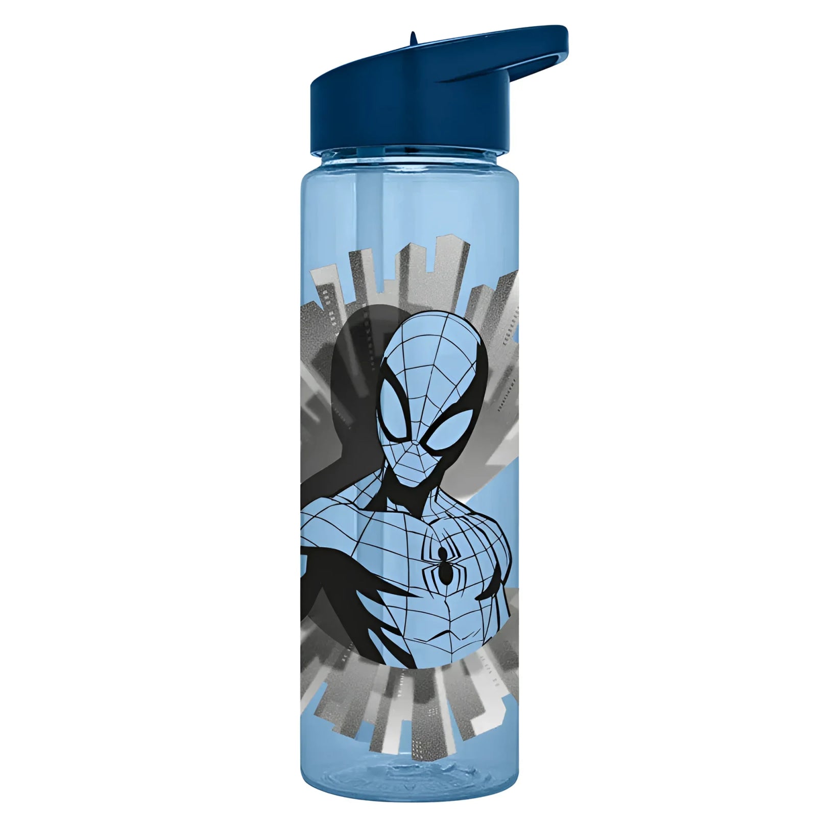 Botella cantimplora plástico Spiderman 600ml - Ideal Cole y Excursiones - agua
