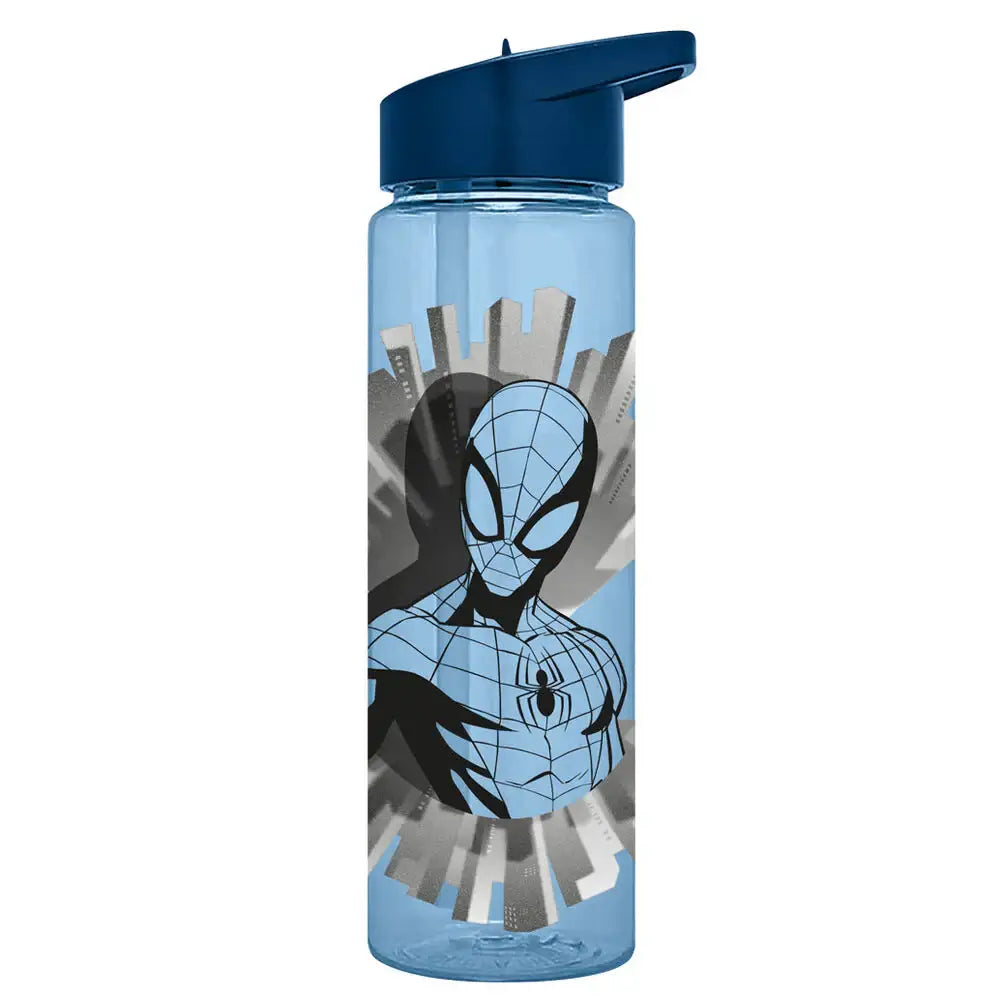 Botella cantimplora plástico Spiderman 600ml agua