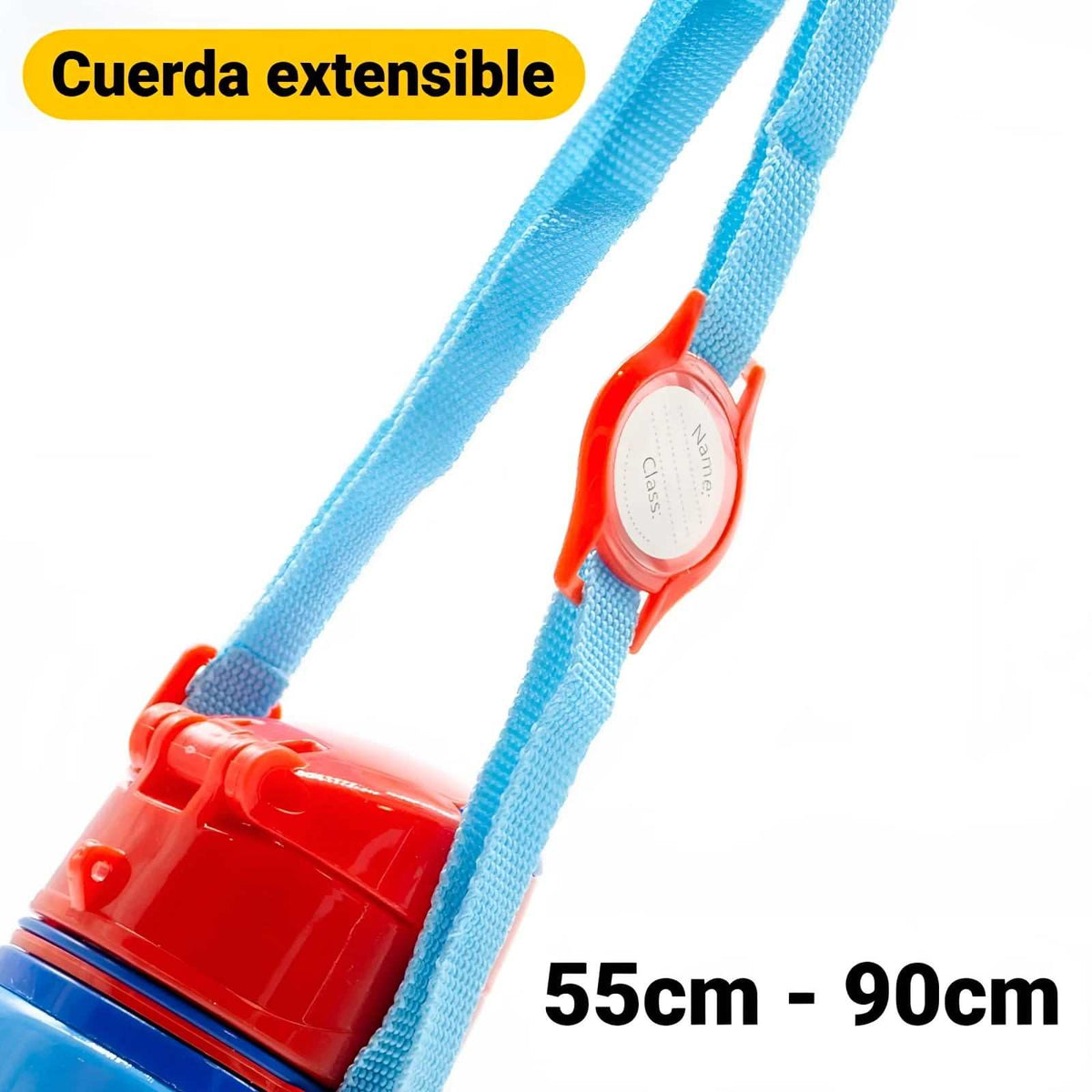 Botella cantimplora Sonic de 600 ml con asa
