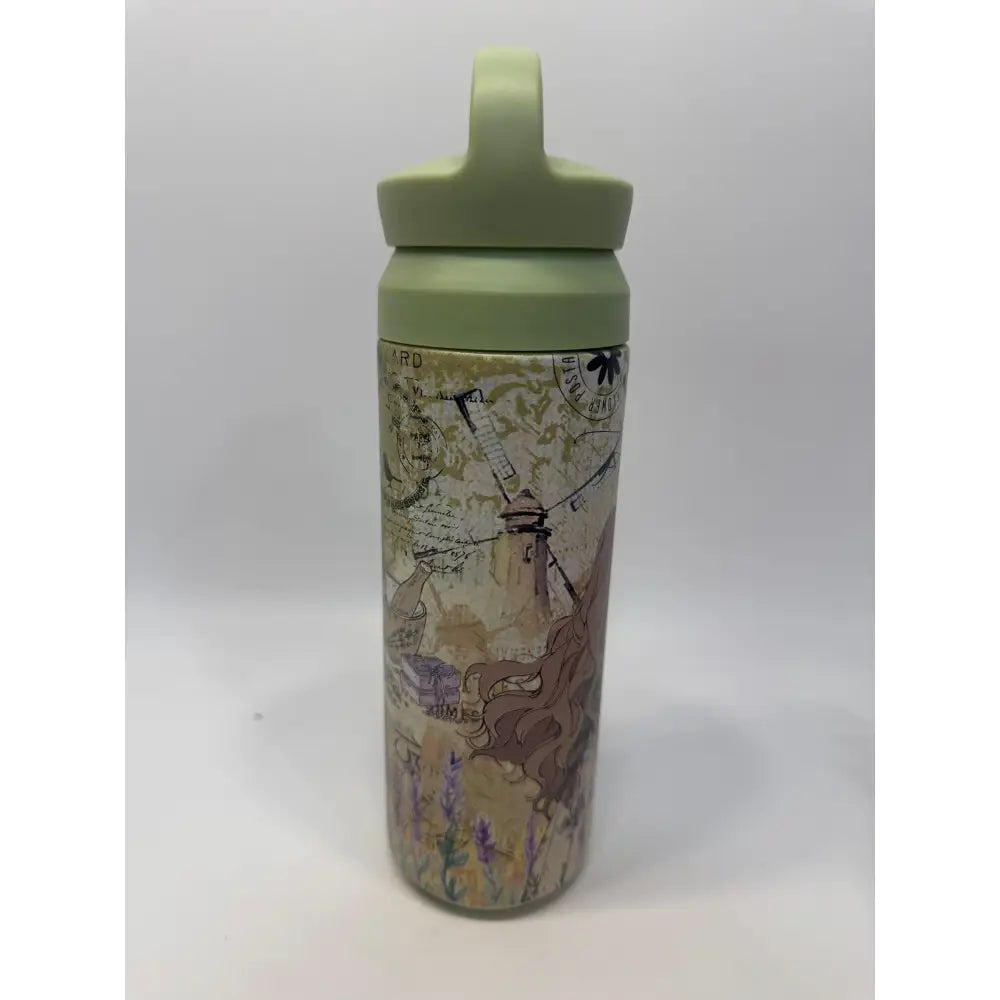 Botella cantimplora térmica de agua Sweet Candy Verde