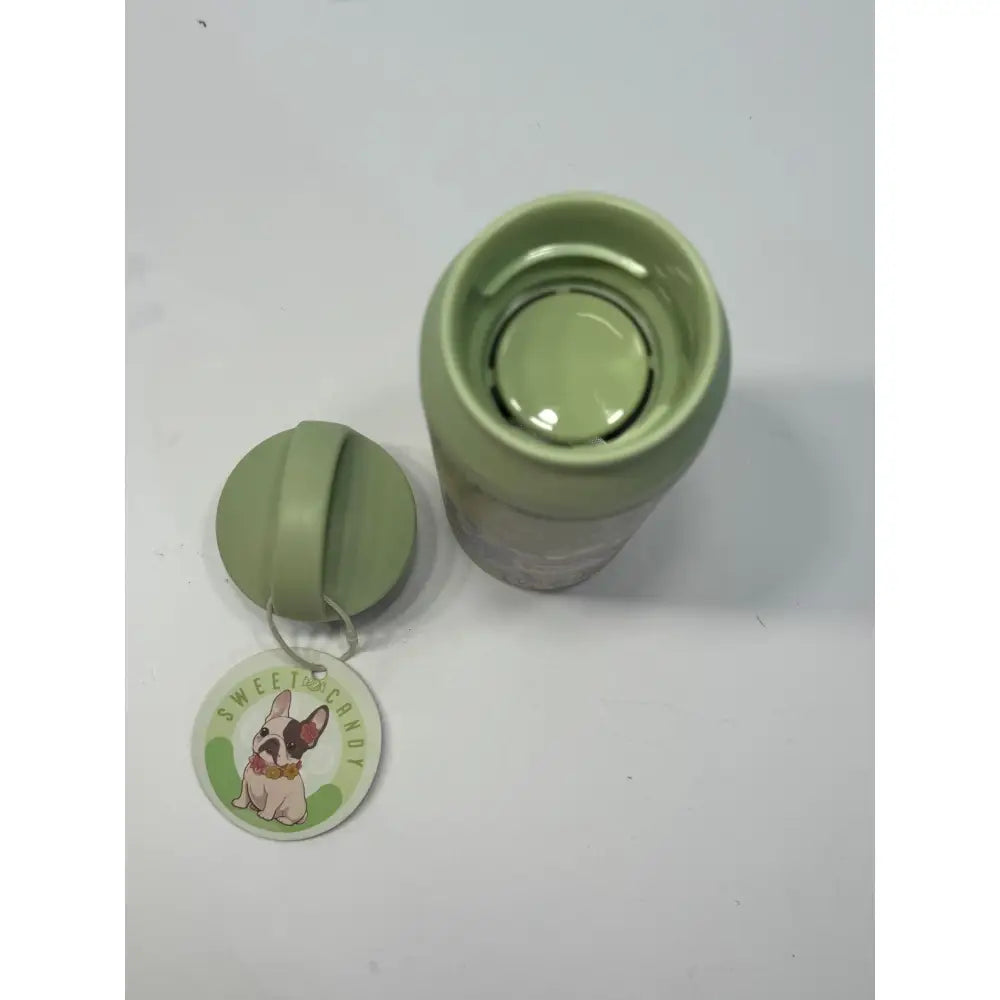 Botella cantimplora térmica de agua Sweet Candy Verde