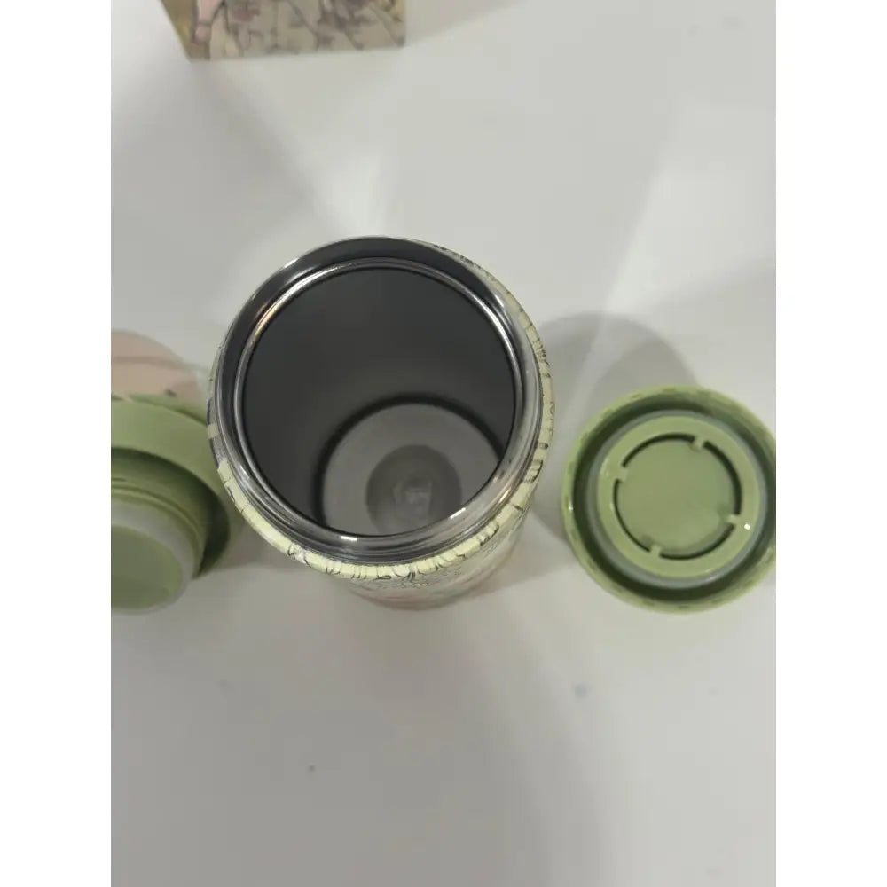 Botella cantimplora térmica de agua Sweet Candy Verde