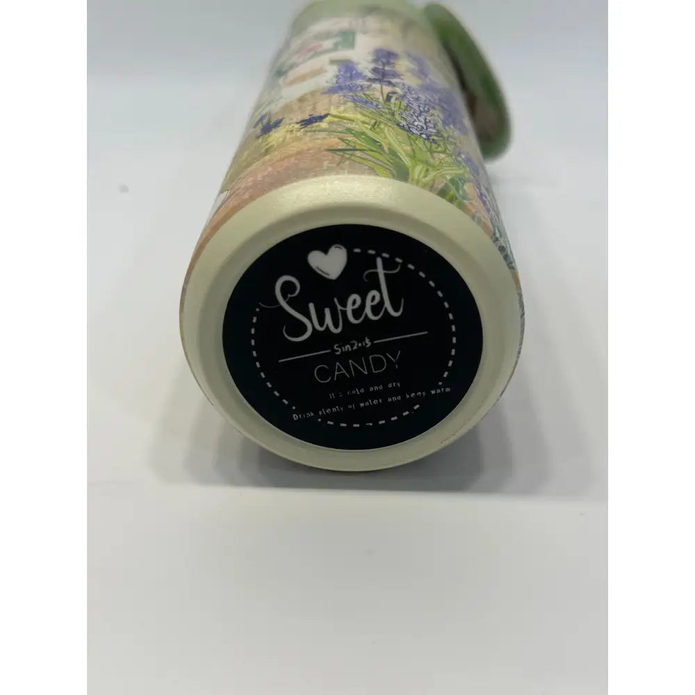 Botella cantimplora térmica de agua Sweet Candy Verde