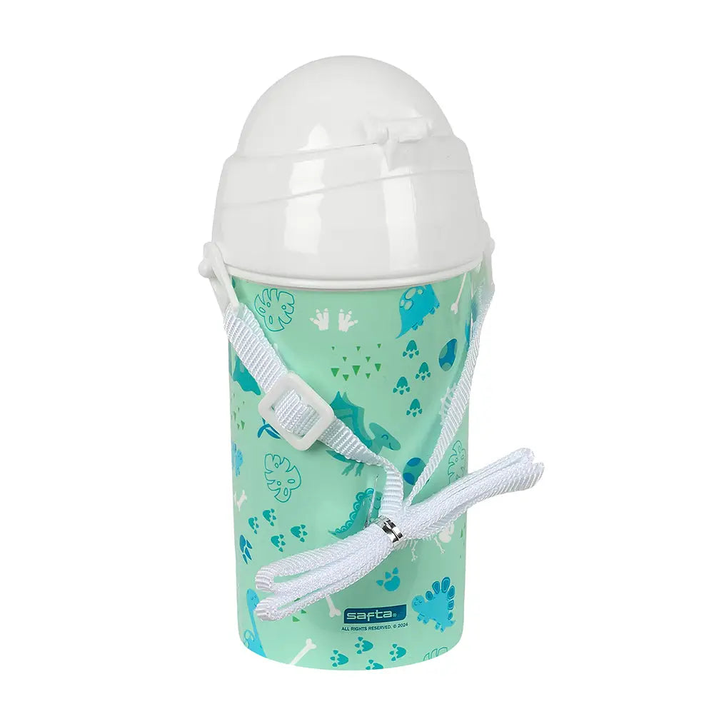 Botella infantil con pajita 500ml DINO niño niña - agua