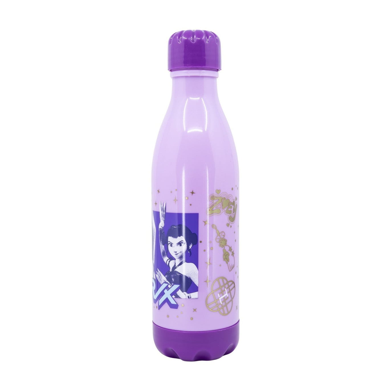 Botella K-pop Demon Hunters- Huntrix lila 660ML - agua