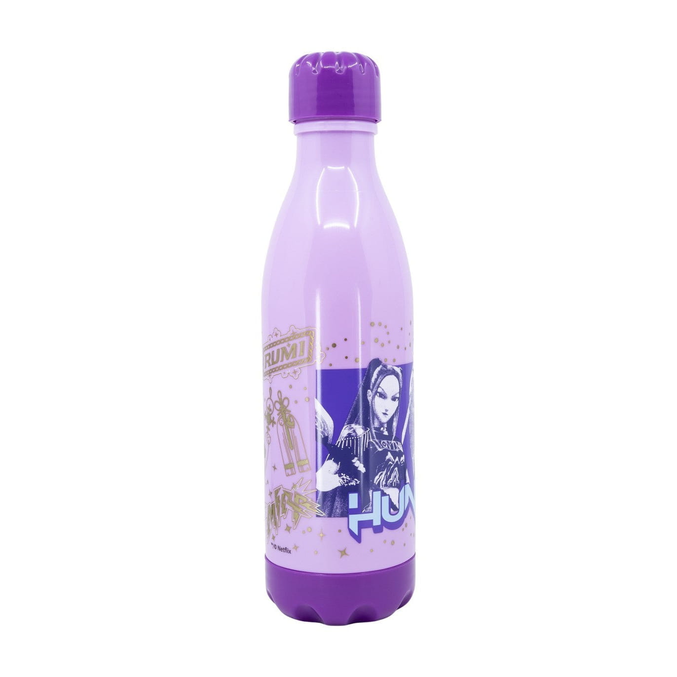 Botella K-pop Demon Hunters- Huntrix lila 660ML - agua