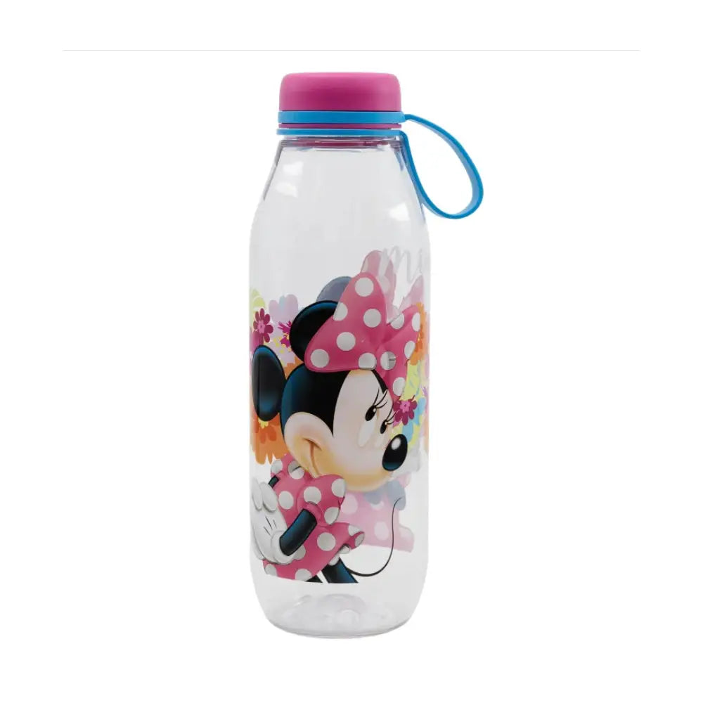 Botella MINNIE MOUSE plástico 650ml con colgador