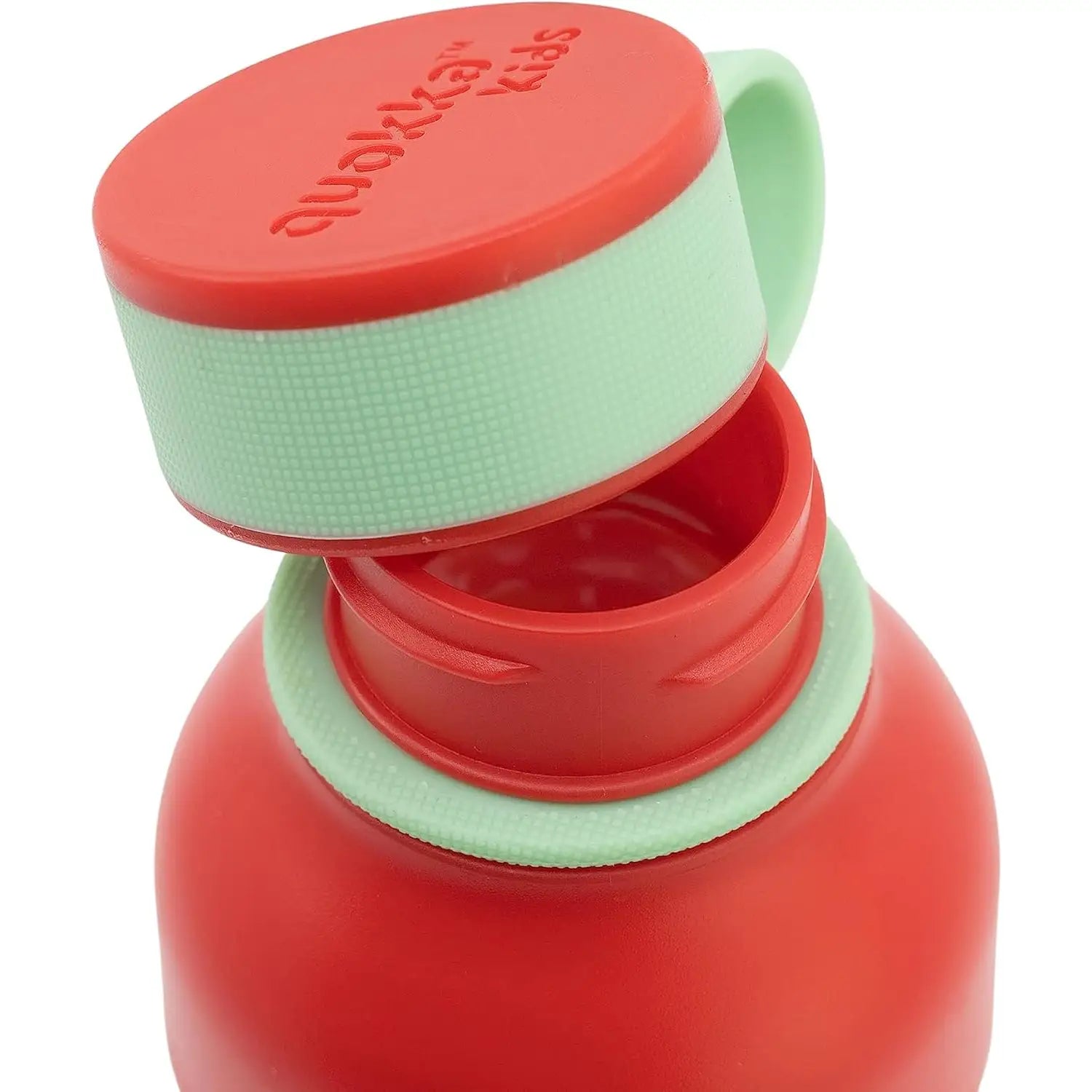 Botella plástico QUOKKA ICE KIDS HAPPY con colgador 430ML