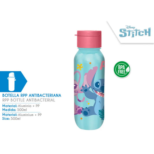 Botella plástico Stitch 500ml