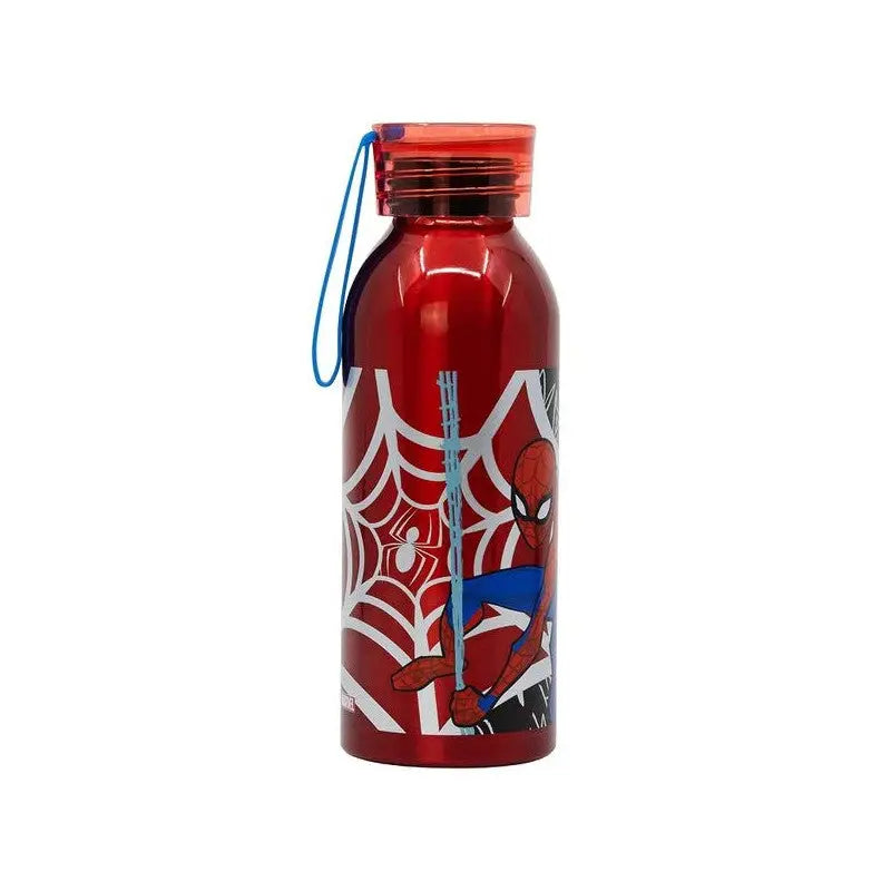 Botella SPIDERMAN aluminio con strap 510ML