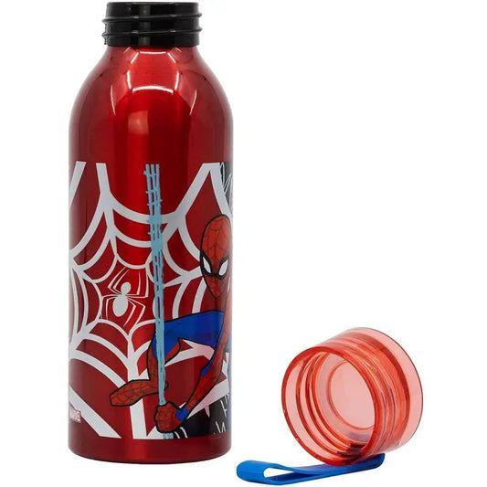 Botella SPIDERMAN aluminio con strap 510ML