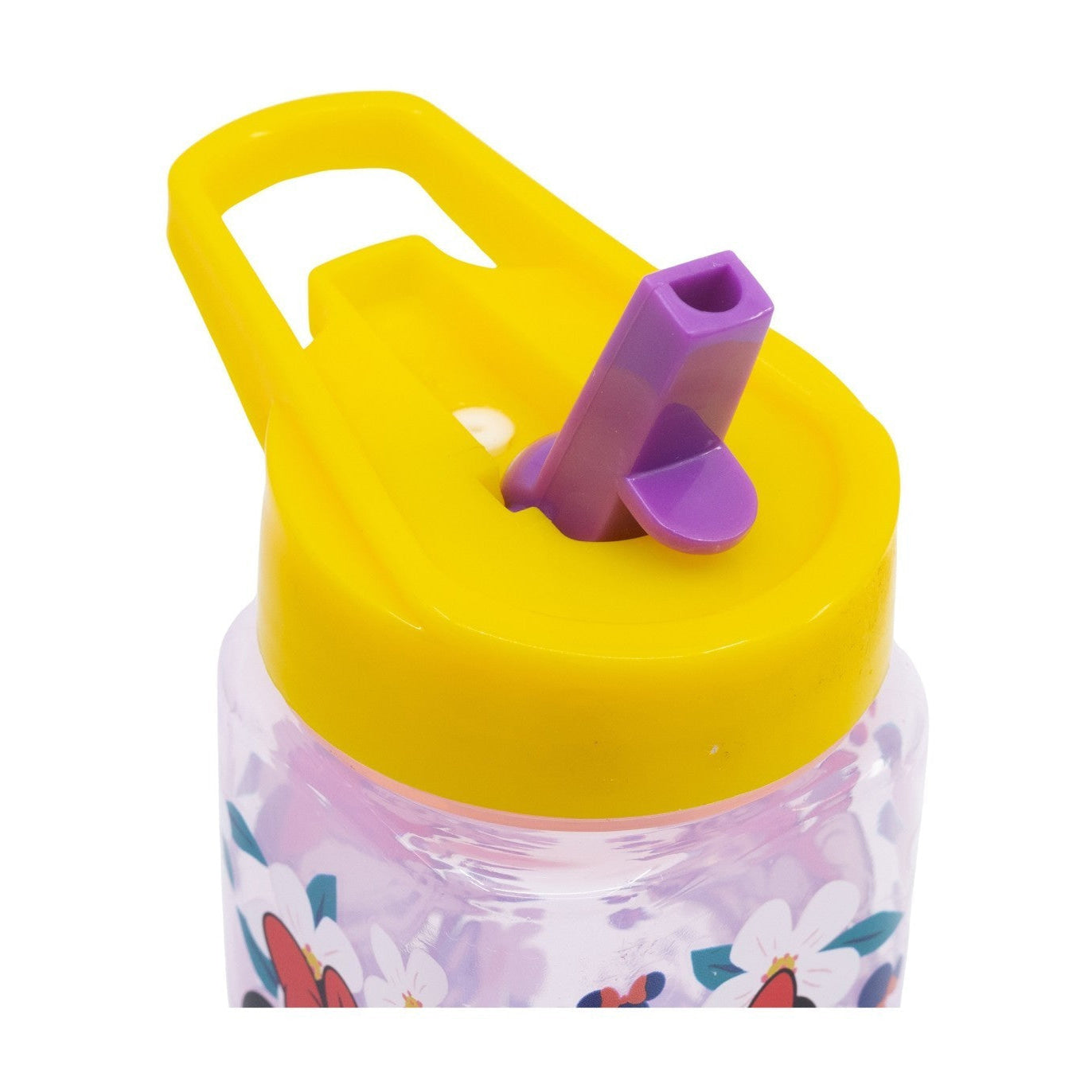 Botella square 510ml Minnie Mouse Disney con pajita