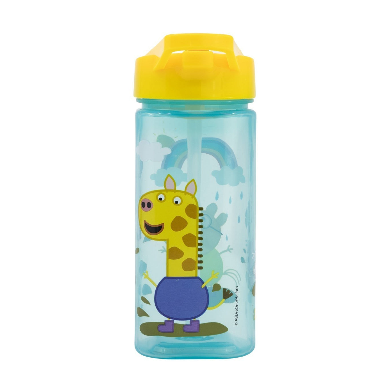 Botella square 510ml Peppa Pig con pajita