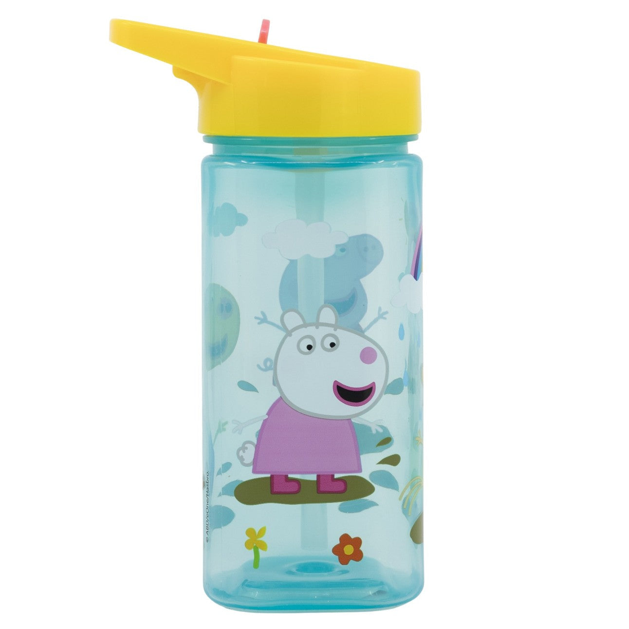 Botella square 510ml Peppa Pig con pajita