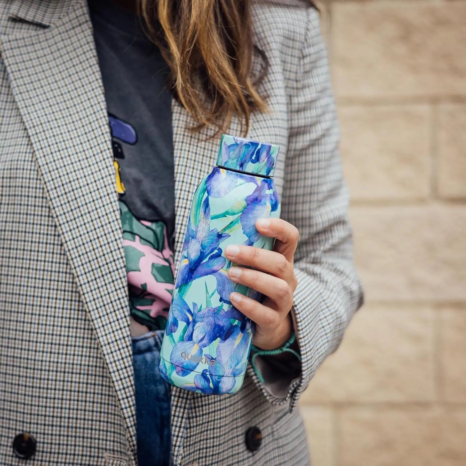 Botella térmica QUOKKA BLUE IRISES 850ML