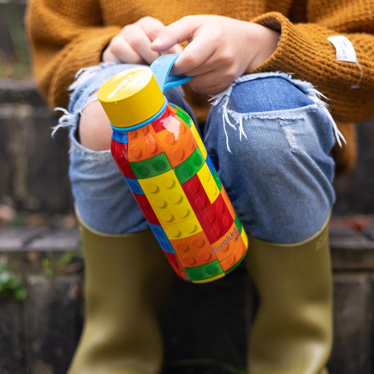 Botella térmica QUOKKA KIDS BRICKS 330ML