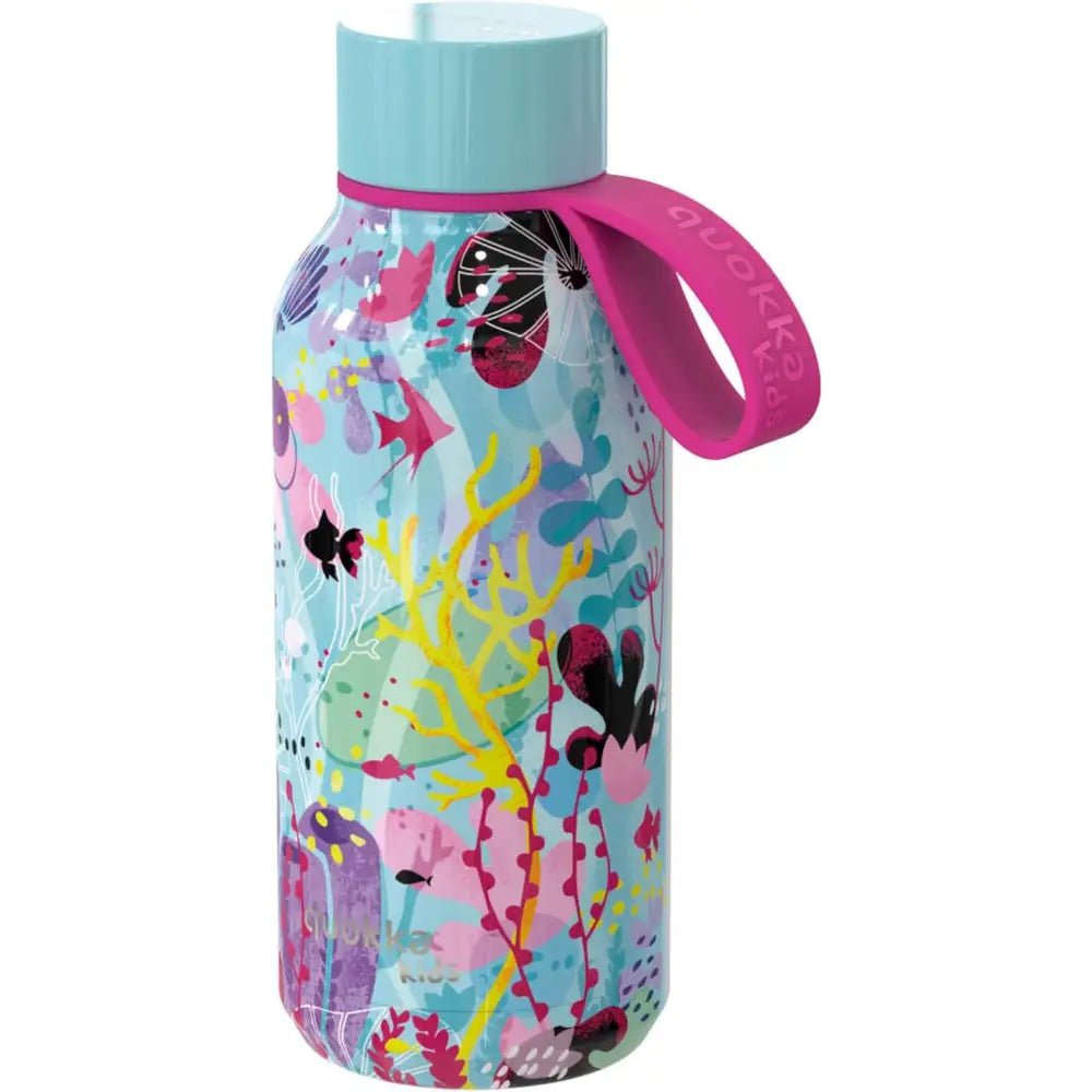 Botella térmica Quokka Kids Underwater 330ml mantiene frío y calor para todo tipo de bebidas niños infantil acero