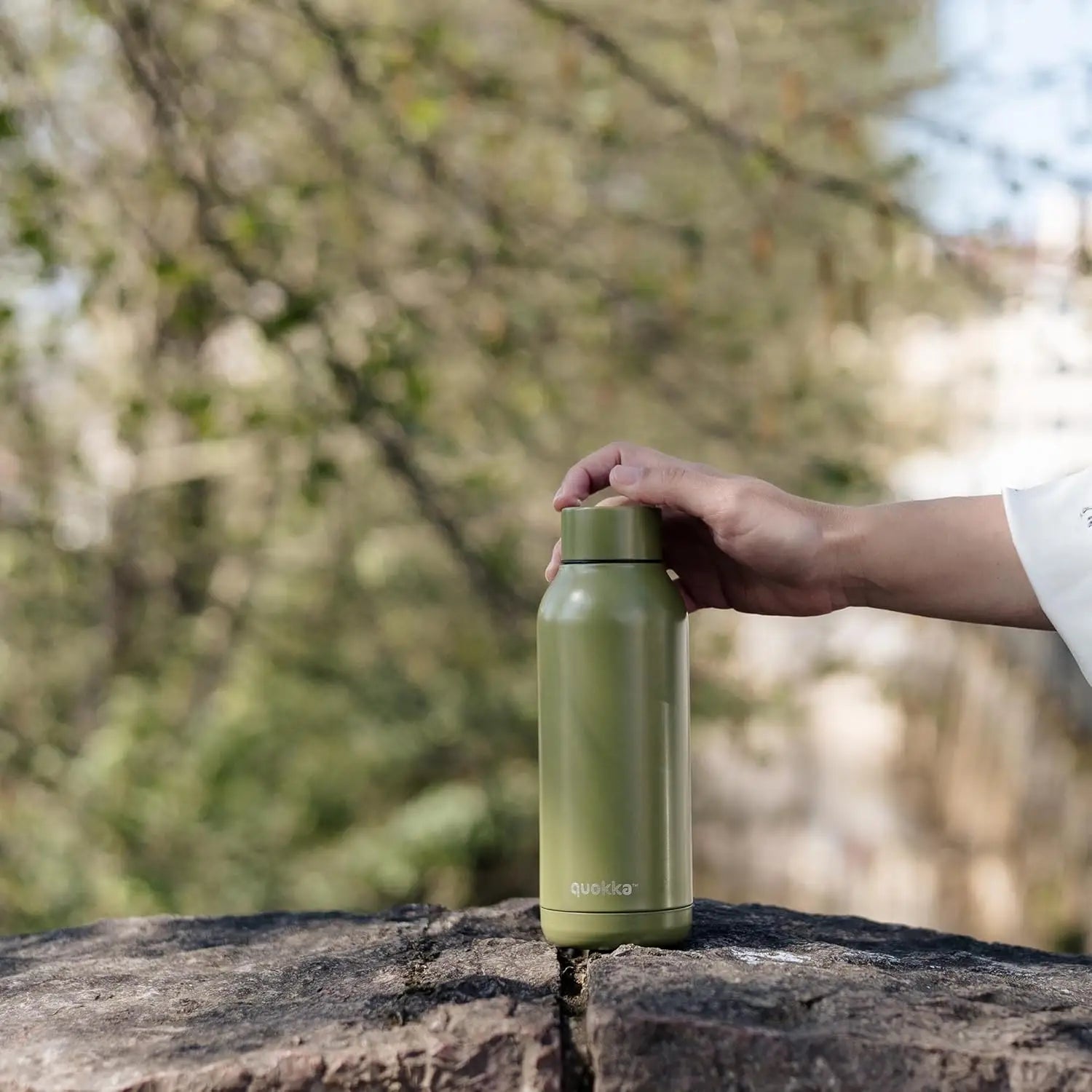 Botella térmica QUOKKA OLIVE GREEN 510ml