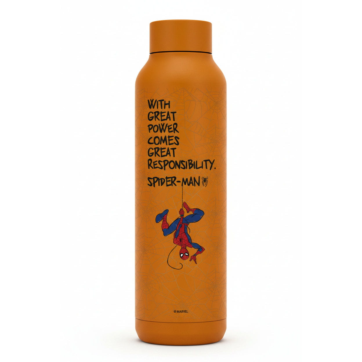 Botella térmica QUOKKA Solid ’Amber Yellow’ Spiderman Marvel 630ml