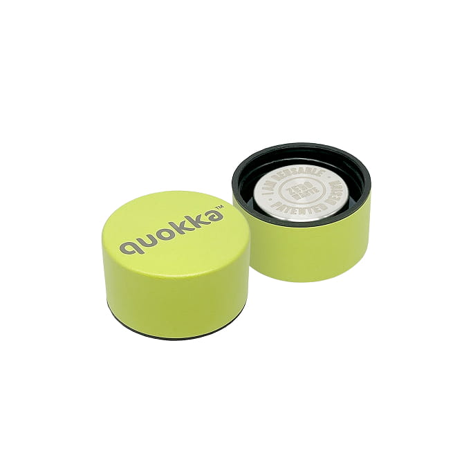 Botella térmica QUOKKA SOLID Apple Green 630ml acero inoxidable boca ancha