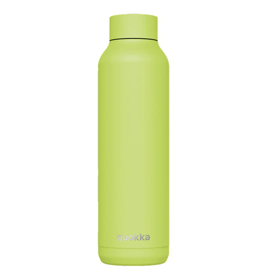 Botella térmica QUOKKA SOLID Apple Green 630ml acero inoxidable boca ancha