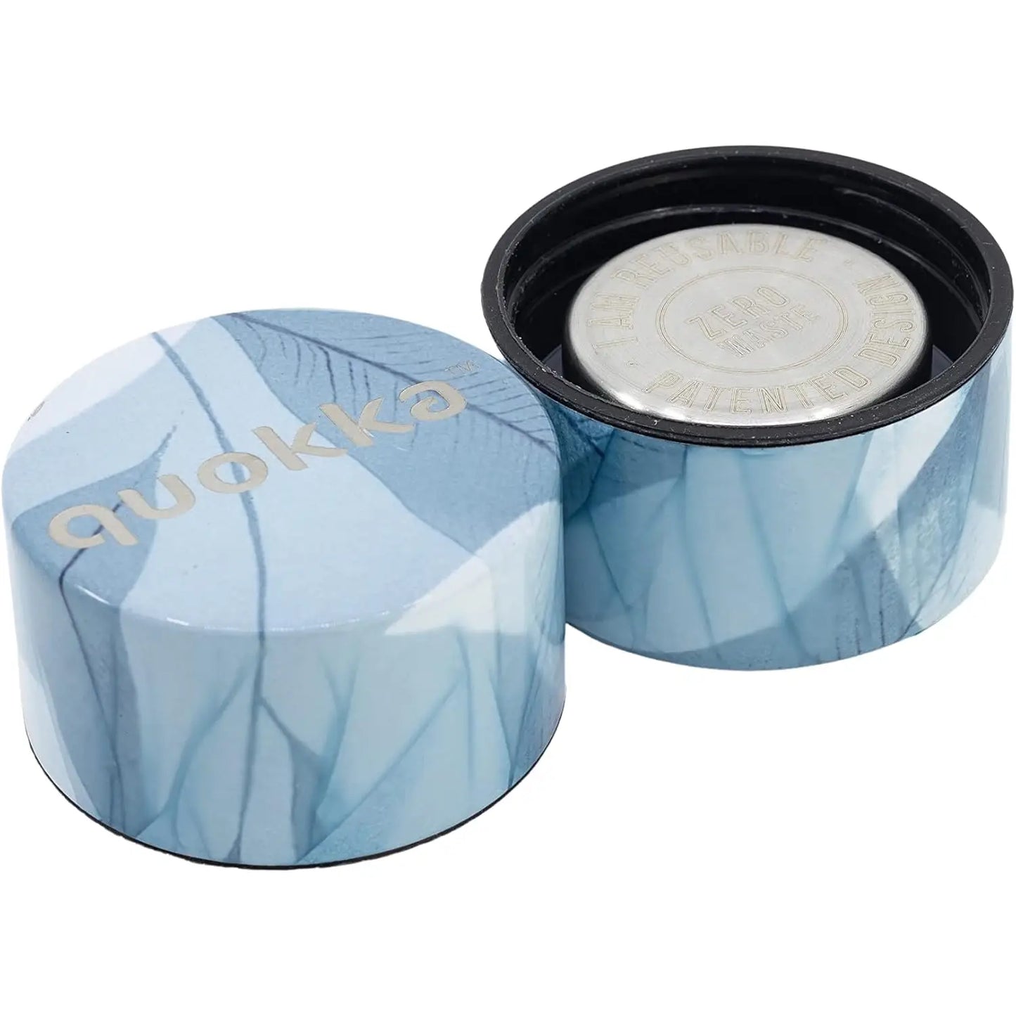 Botella térmica QUOKKA SOLID BLUE WIND COLGADOR STRAP 630ML