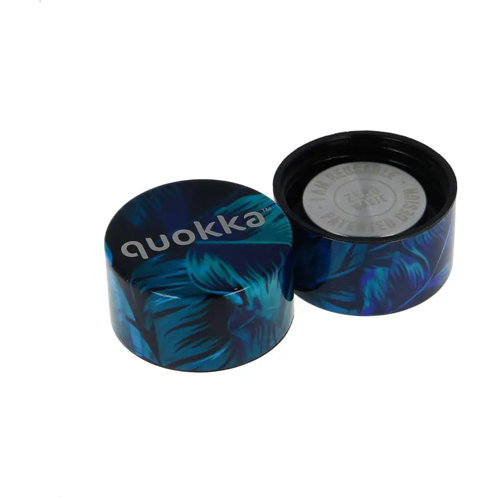 Botella térmica Quokka Solid Deep Jungle 510ml mantiene frío y calor para todo tipo de bebidas niños adultos acero