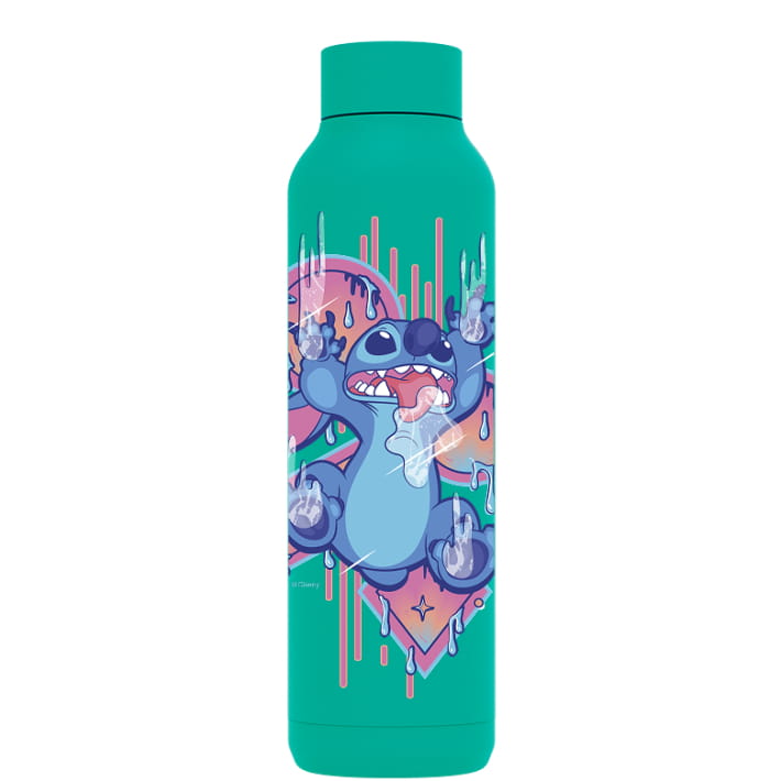 Botella térmica QUOKKA Solid ’Jade Green’ Stitch Disney 630ml