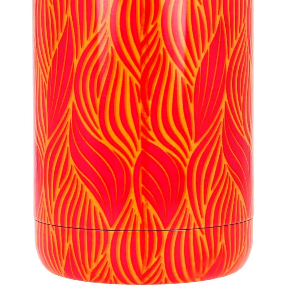 Botella térmica Quokka Solid Orange Bloom 630ml mantiene frío y calor para todo tipo de bebidas niños adultos acero