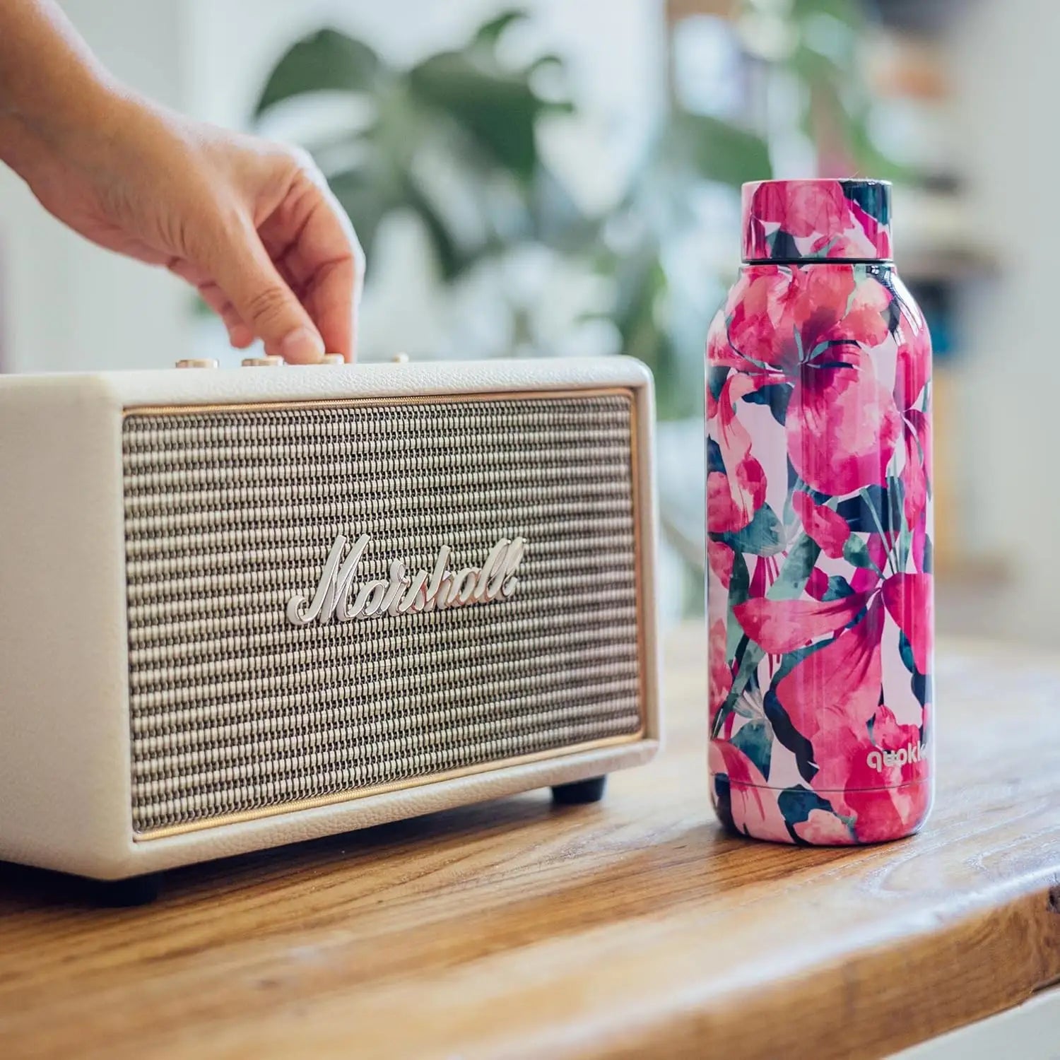 Botella térmica QUOKKA SOLID PINK BLOOM 510ml