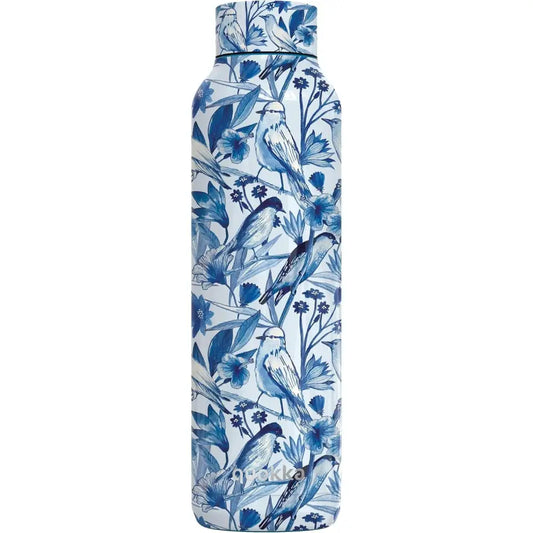 Botella térmica Quokka Solid Porcelain 630ml mantiene frío y calor para todo tipo de bebidas niños adultos acero