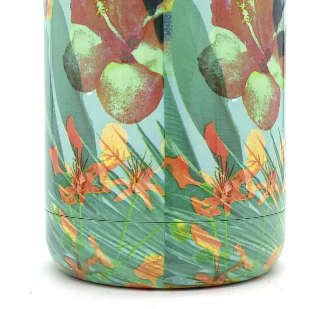 Botella térmica Quokka Solid Tropical 630ml mantiene frío y calor para todo tipo de bebidas niños adultos acero