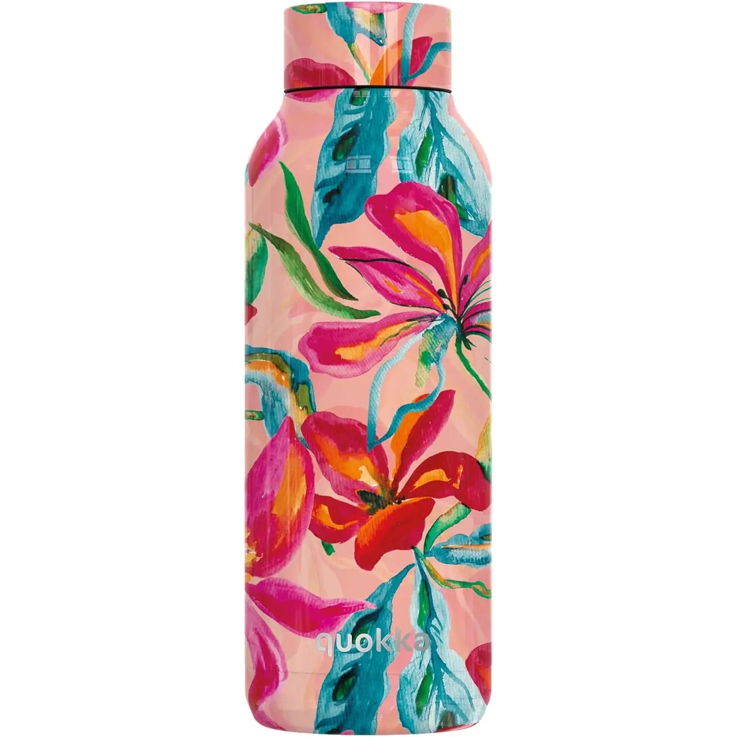 Botella térmica QUOKKA SOLID TROPICAL BLOOM 510ml