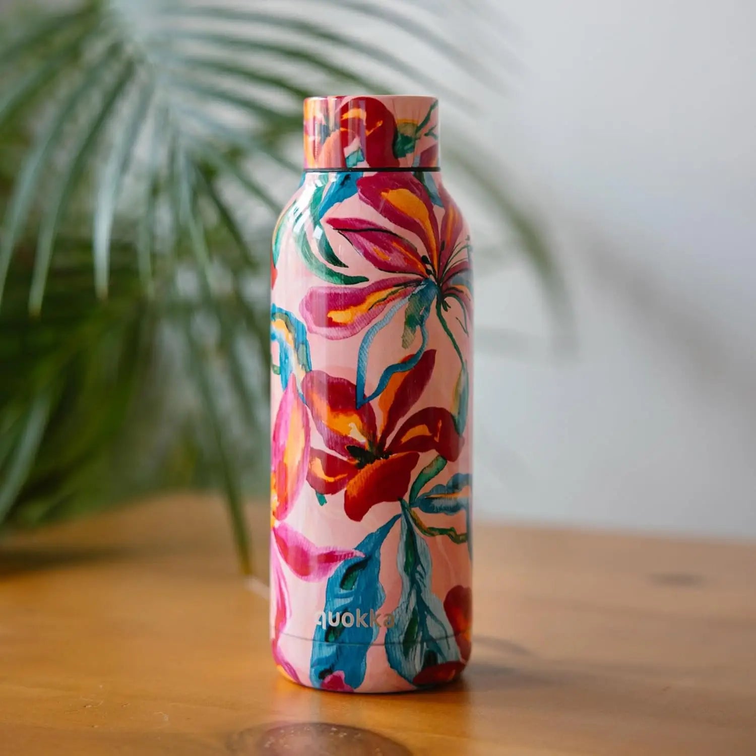 Botella térmica QUOKKA SOLID TROPICAL BLOOM 510ml