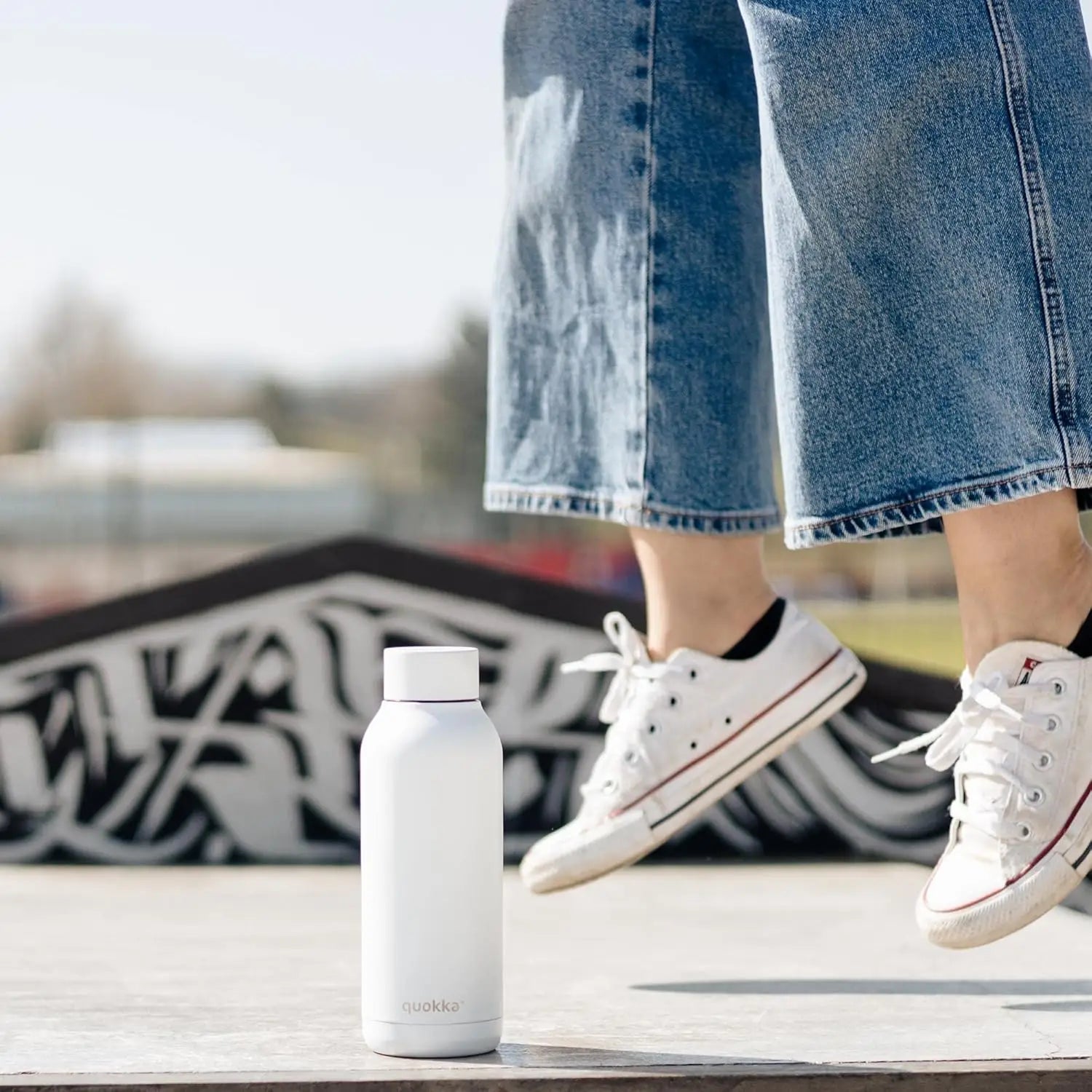 Botella térmica QUOKKA SOLID WHITE 510ml