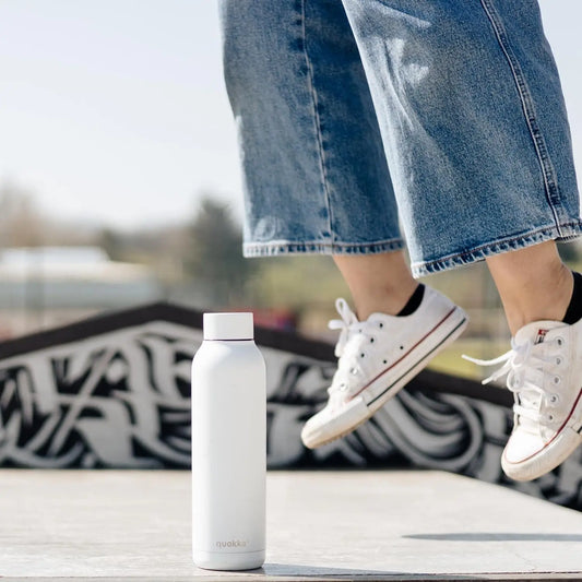 Botella térmica QUOKKA SOLID WHITE 630ML