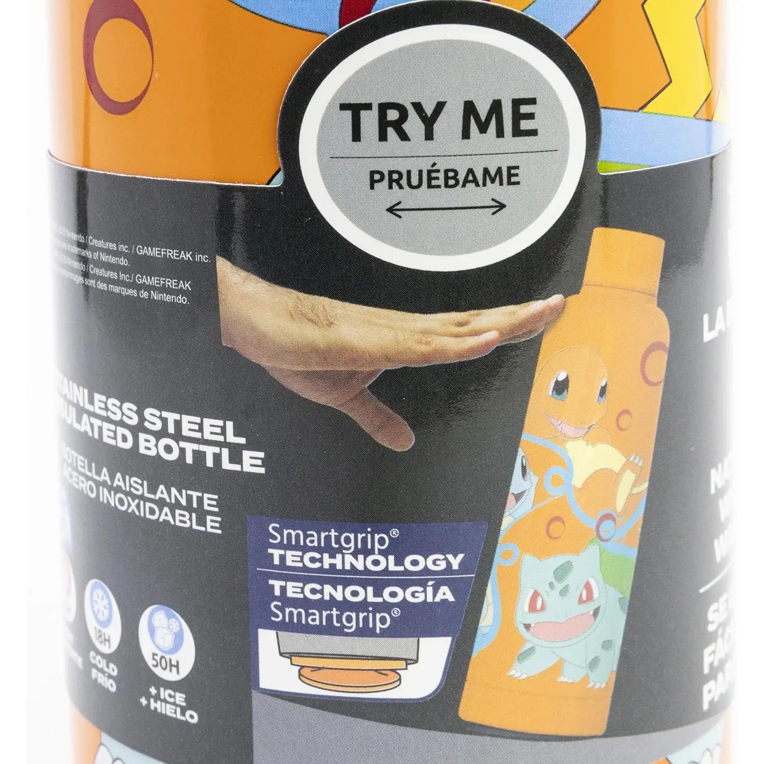 Botella termo acero inoxidable 515ml POKÉMON TEAM READY