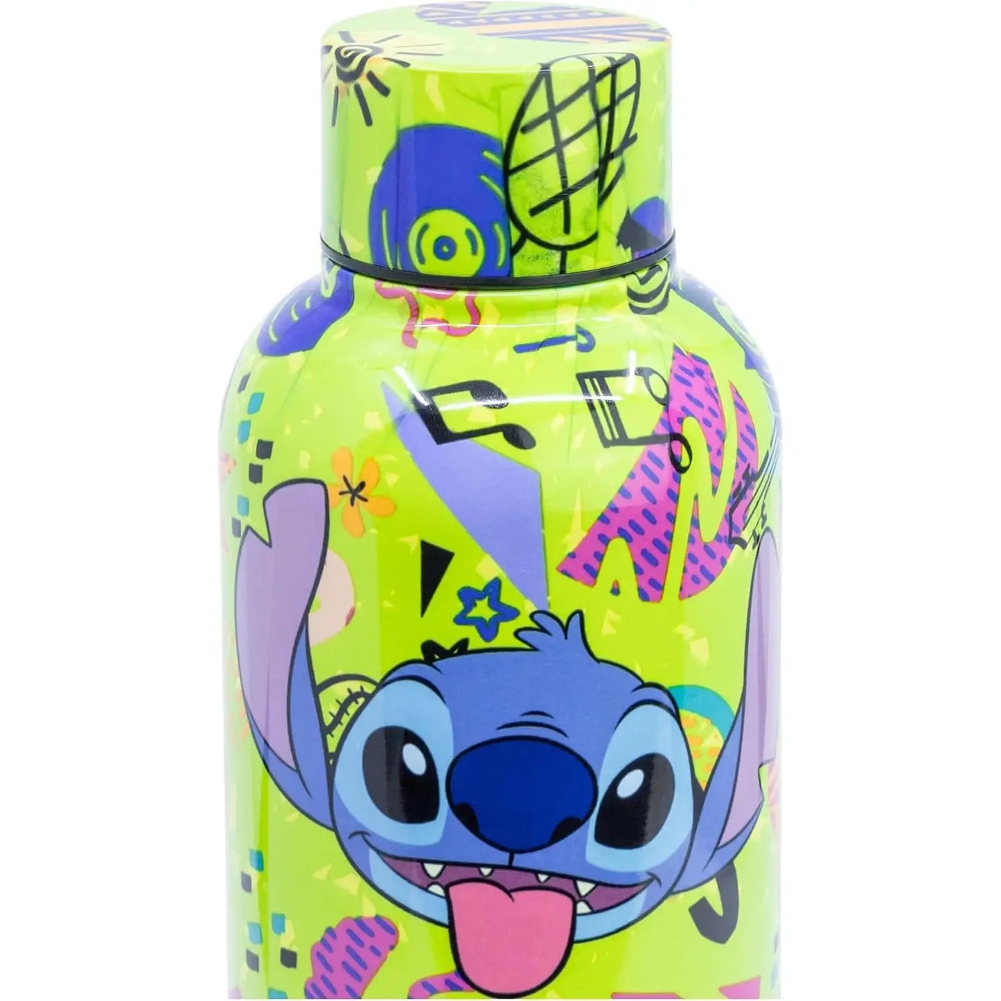Botella termo acero inoxidable 515ml STITCH GREEN PARTY