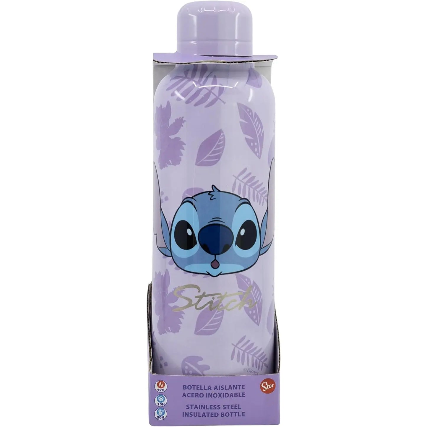 Botella termo acero inoxidable 515ml STITCH PALMS