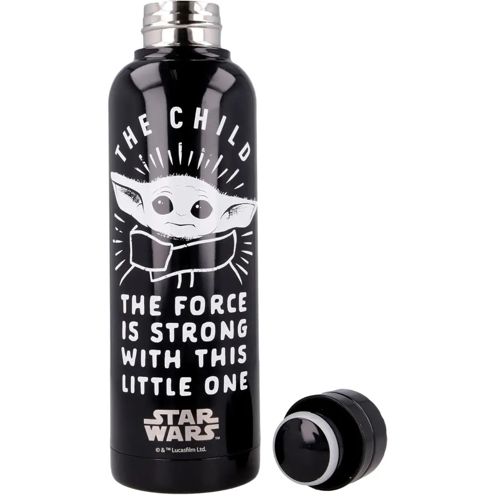 Botella termo acero inoxidable 515ml con tapa de Baby Yoda Star Wars