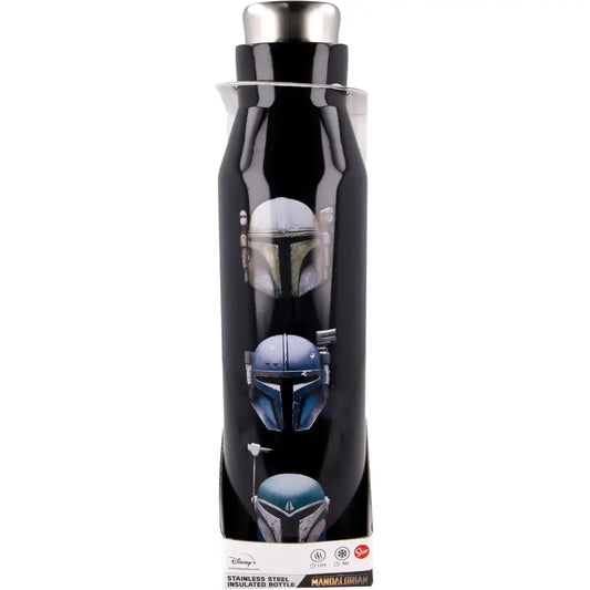 Botella termo acero inoxidable 580ml con tapa The Mandalorian Star Wars