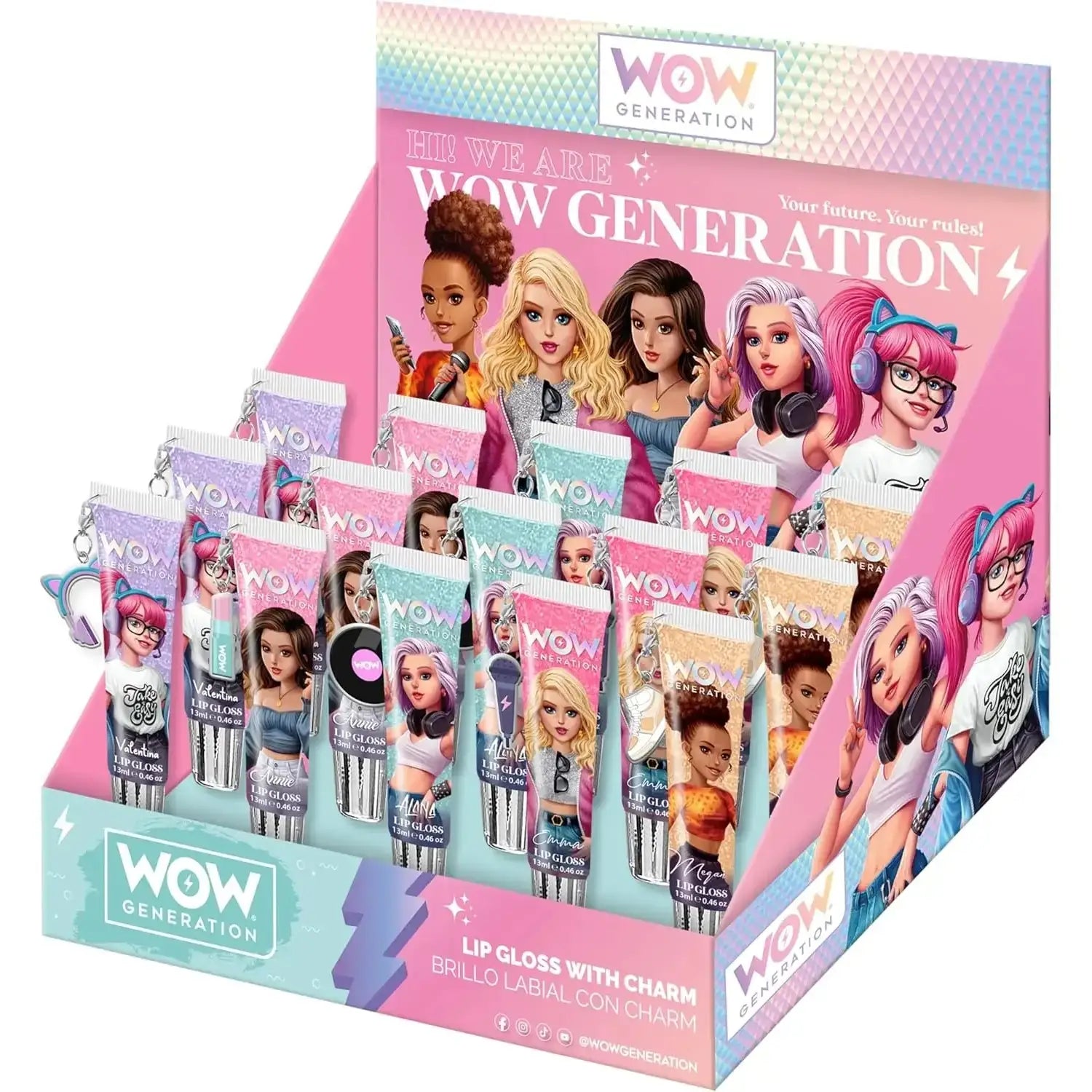 Brillo labial con abalorio WOW GENERATION - brillo wow