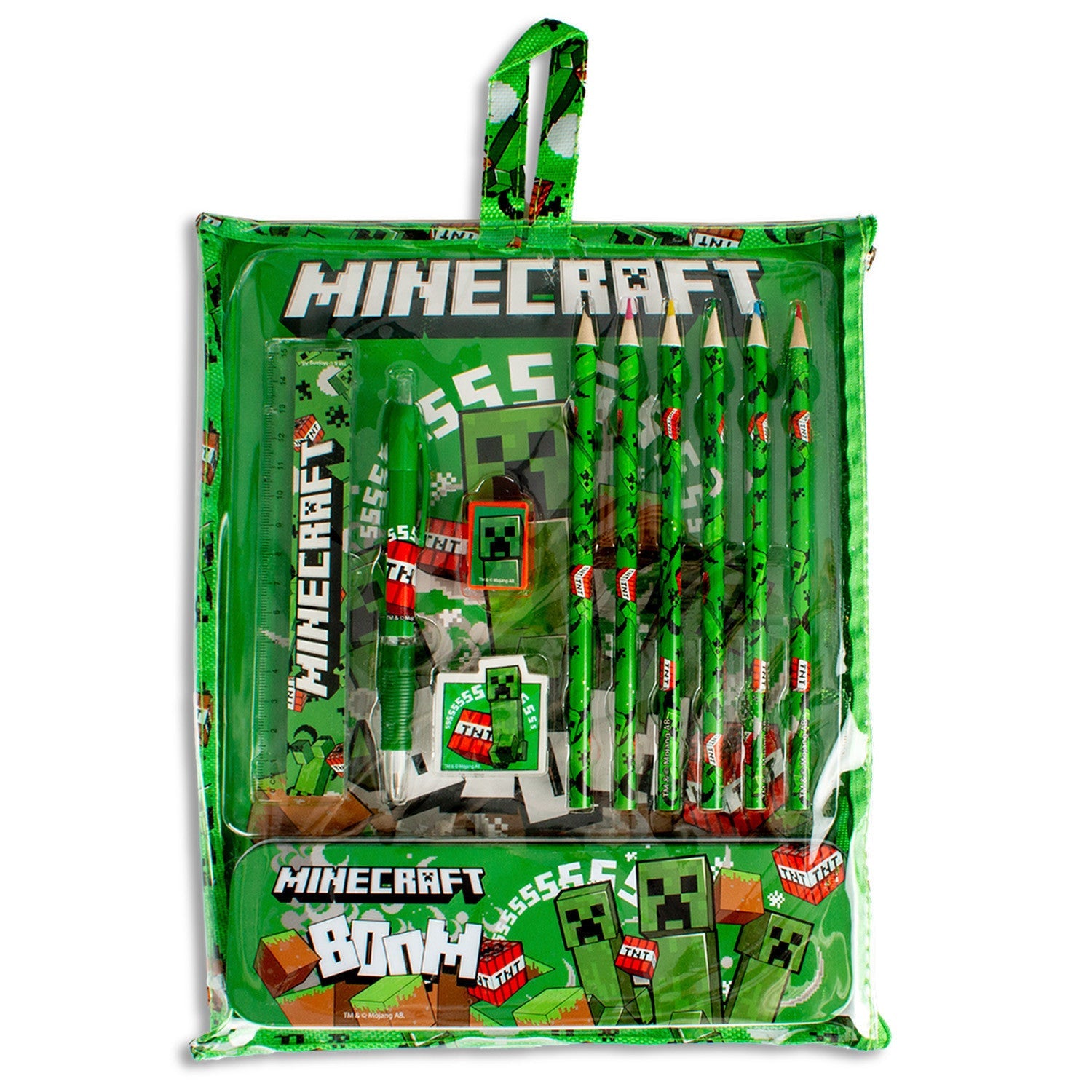 Bumper con papelería de Minecraft ’Boom’ - Estuche