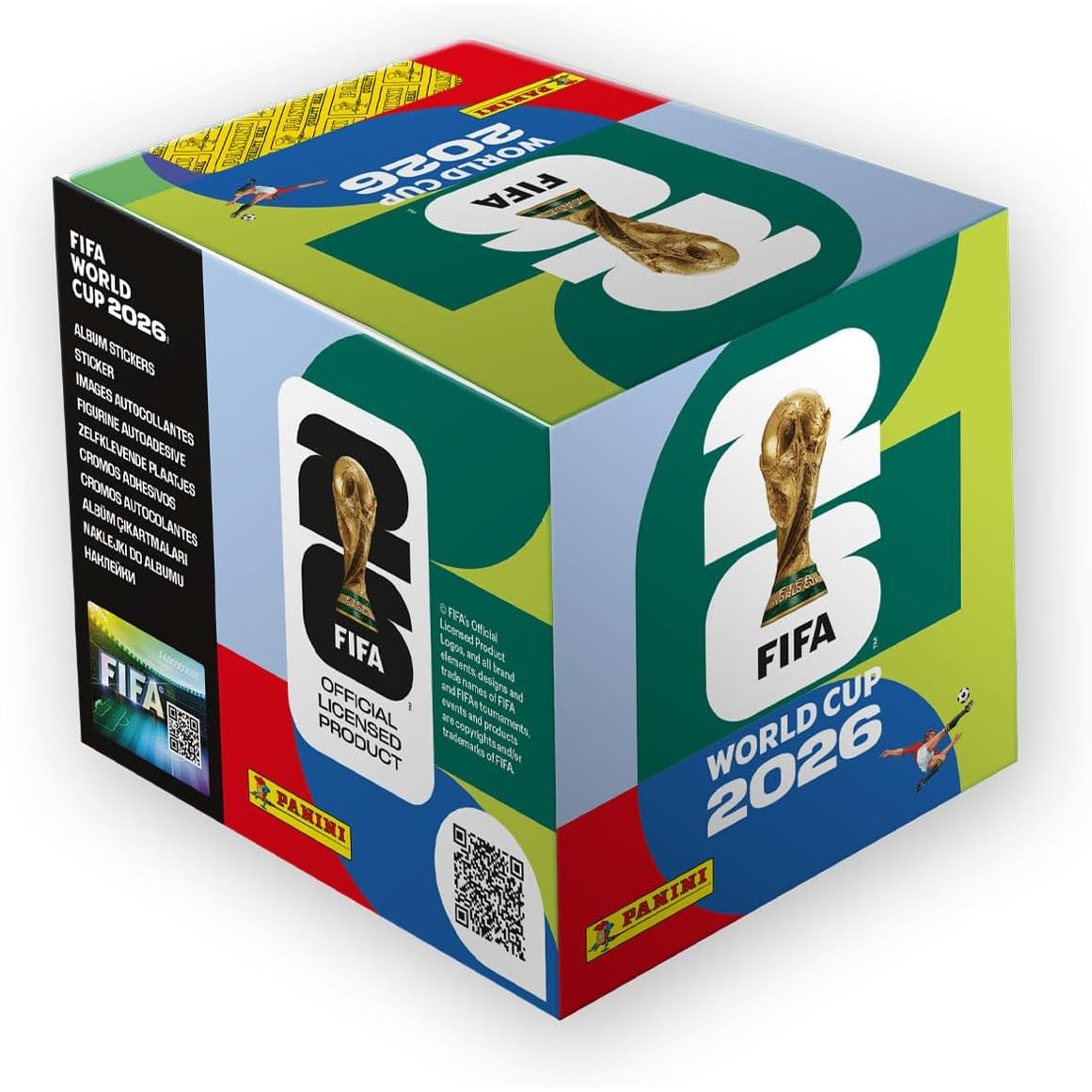 Caja de 50 sobres con 7 cromos cada uno FIFA World Cup 2026 Sticker