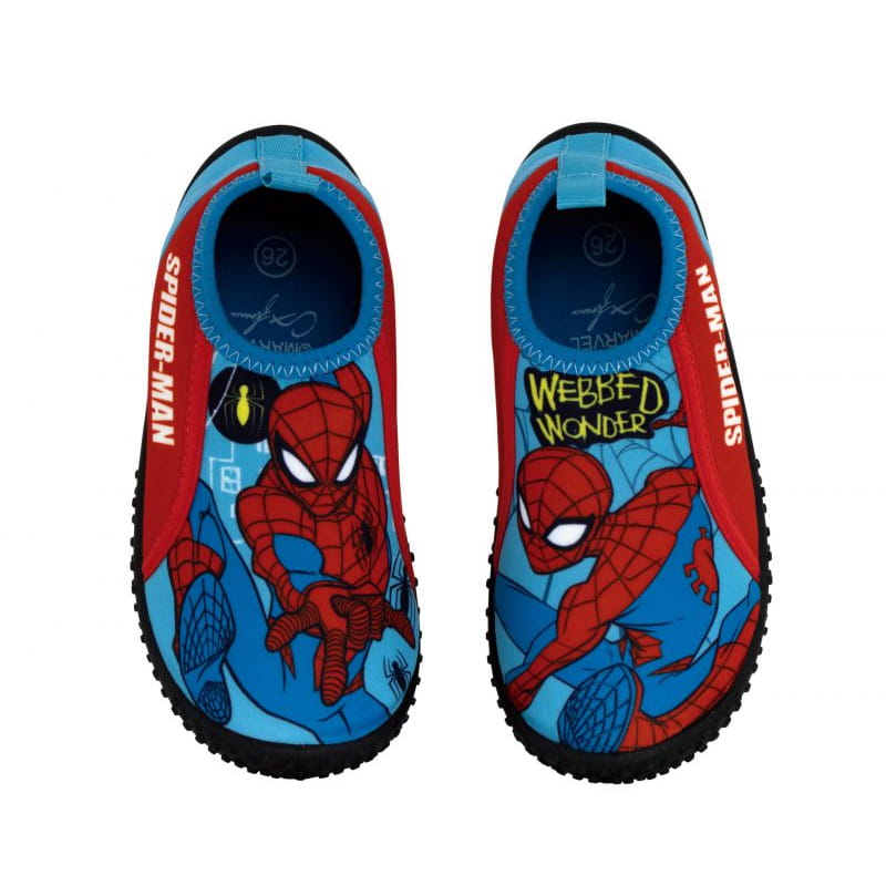 Calzado escarpines de Spiderman Marvel para el agua neopreno talla 24 - Chanclas
