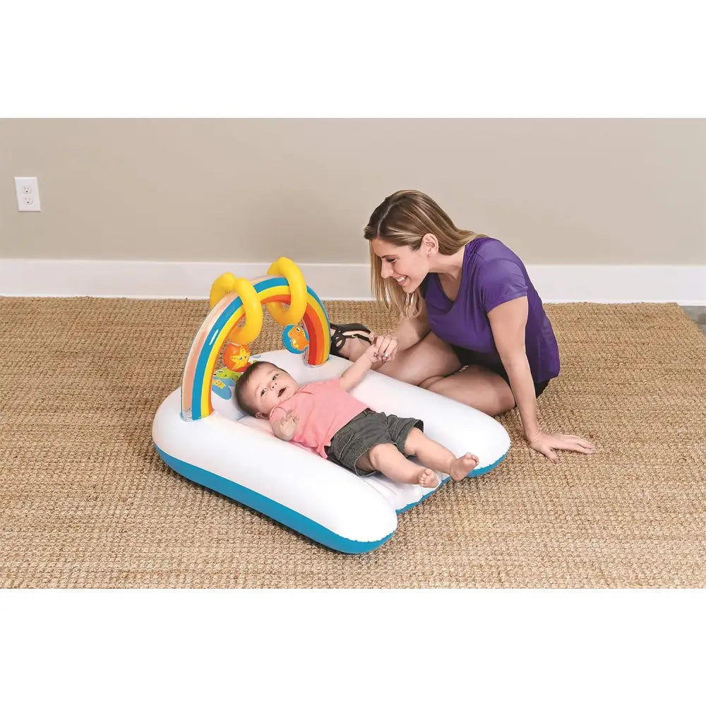 Cambiador bebe de Viaje Hinchable BESTWAY 81x63x46 cm | Portátil Plegable y Fácil Limpiar Piscina